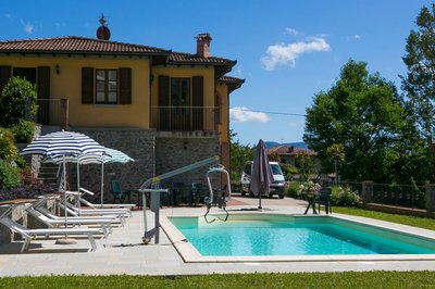 Accessible villa in Lucca, Italy