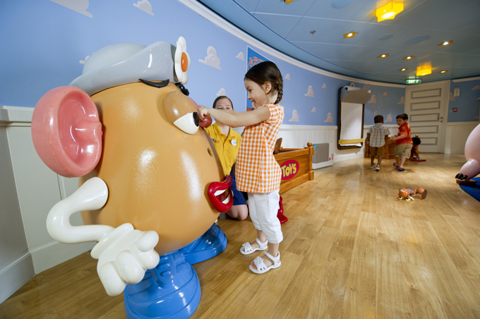 Toy Story children's play area on a Disney Cruise Line ship