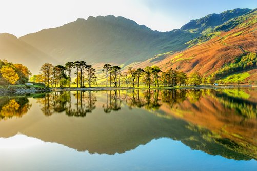 Lake and mountains in the Lake District